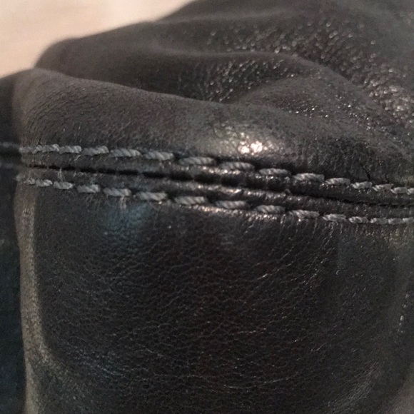 Coach (#13914) “Garnet” Black Leather Satchel - Picture 9 of 16